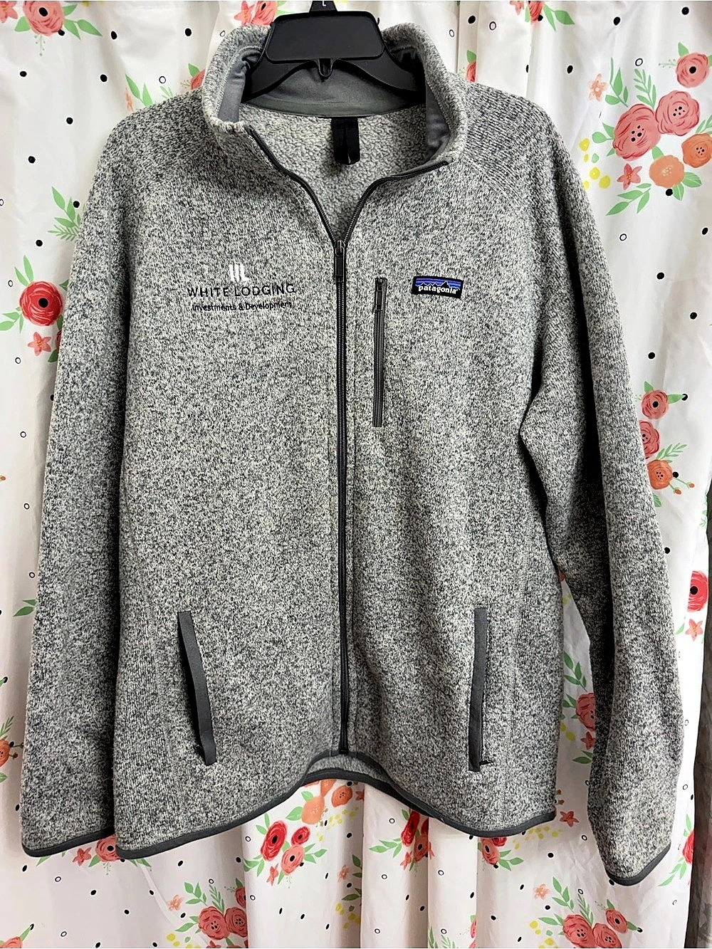 Patagonia Men’s XL Gray Full-Zip Fleece Jacket